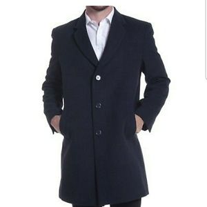 Alpine Swiss Luke Mens Wool Coat